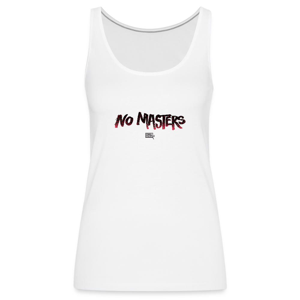 No Masters | Women's Tank - white