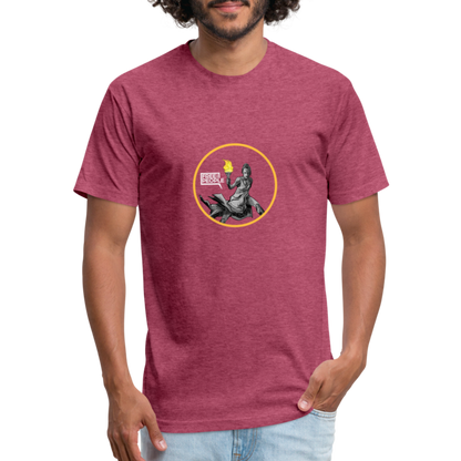 Lady Liberty | Men's Tee - heather burgundy