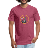 Lady Liberty | Men's Tee - heather burgundy