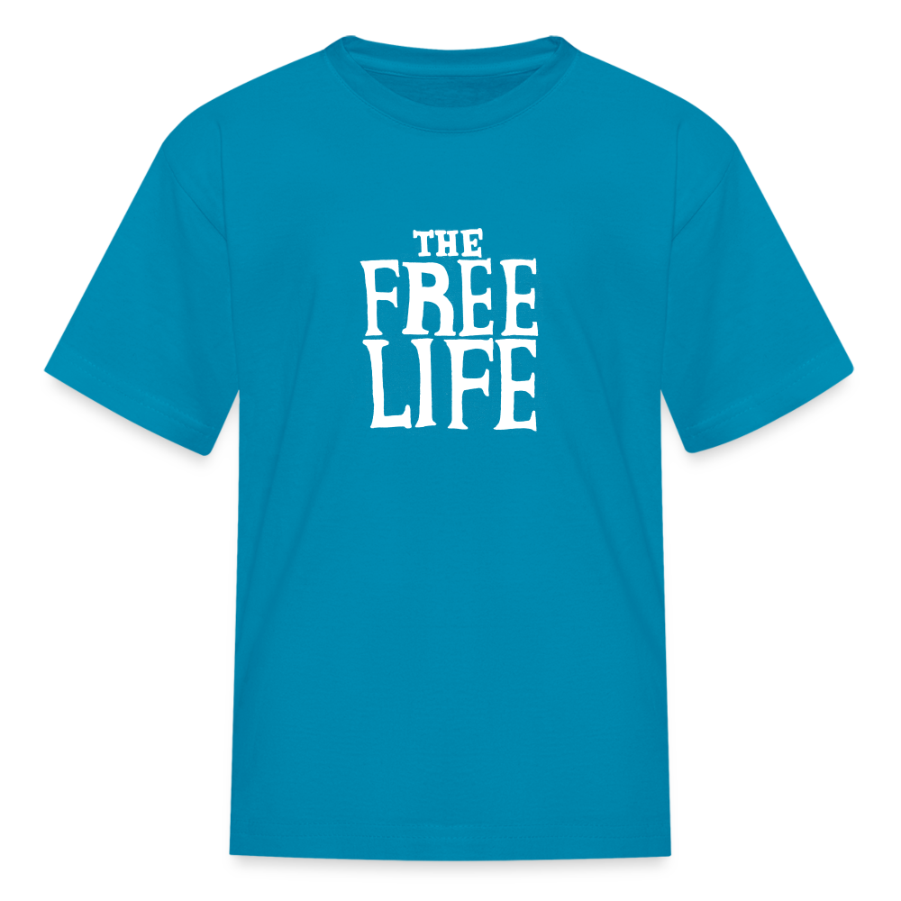 The Free Life | Youth Tee - turquoise