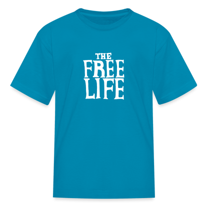 The Free Life | Youth Tee - turquoise