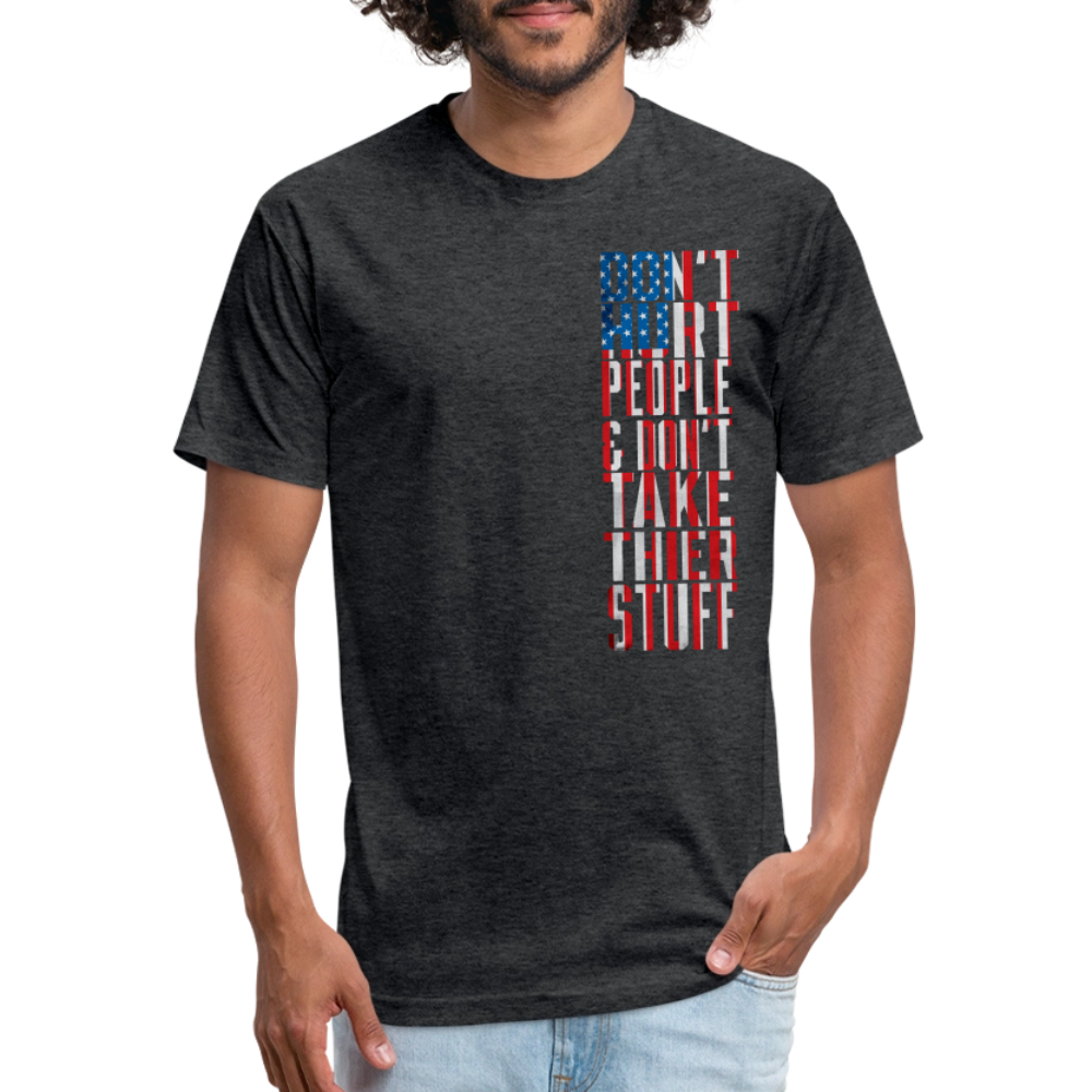 Don't Hurt People | Flag | Men's Tee - heather black