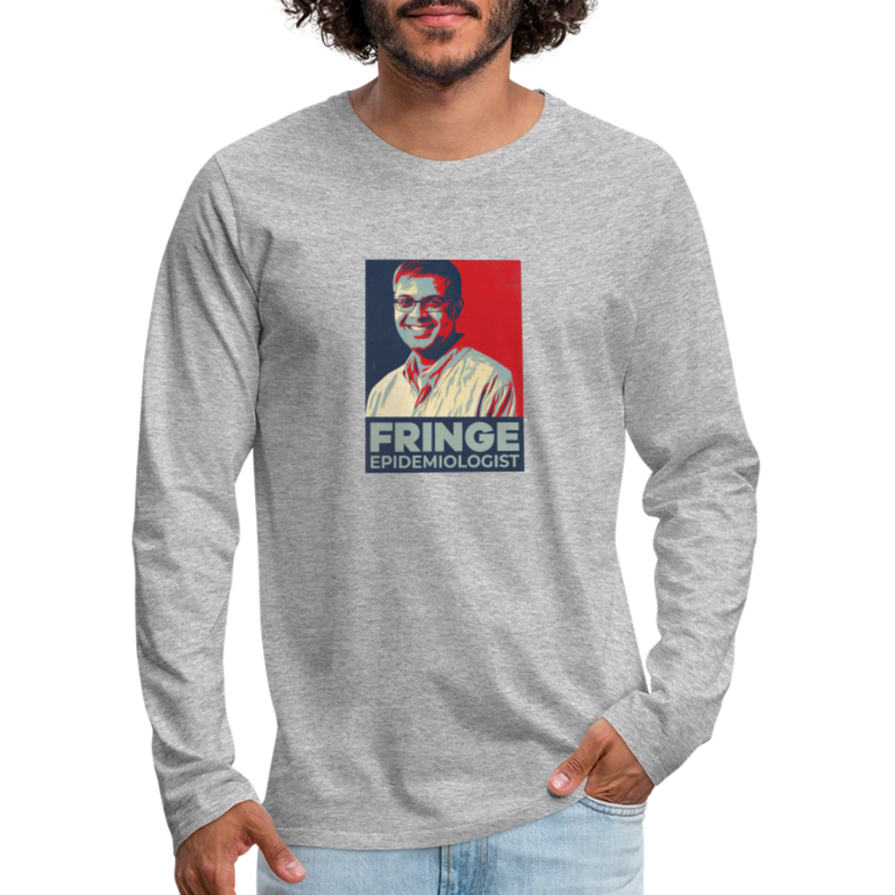 Fringe Epidemiologist | Men's Long Sleeve Tee - heather gray