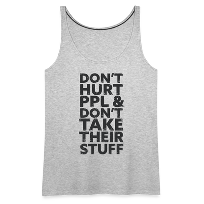 Don't Hurt People | Women's Tank - heather gray