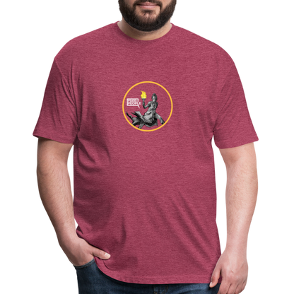 Lady Liberty | Men's Tee - heather burgundy