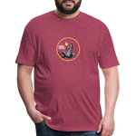 Lady Liberty | Men's Tee - heather burgundy