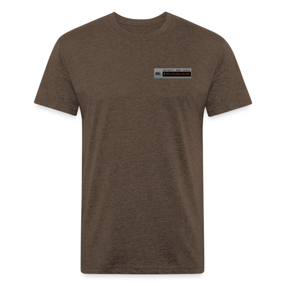 National Debt Clock | Men's Tee - heather espresso