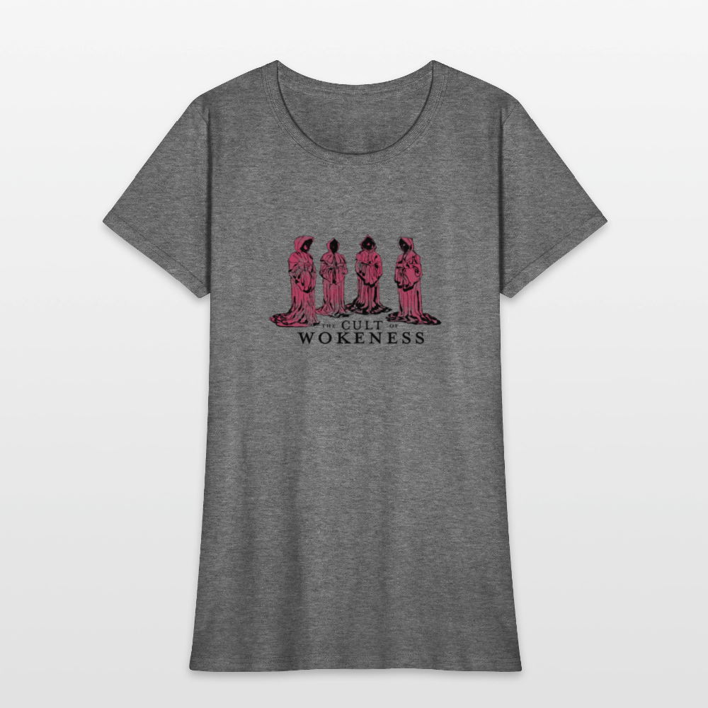 Cult of Wokeness | Women's Tee - graphite heather