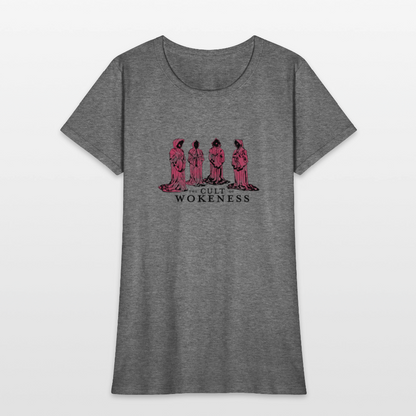 Cult of Wokeness | Women's Tee - graphite heather