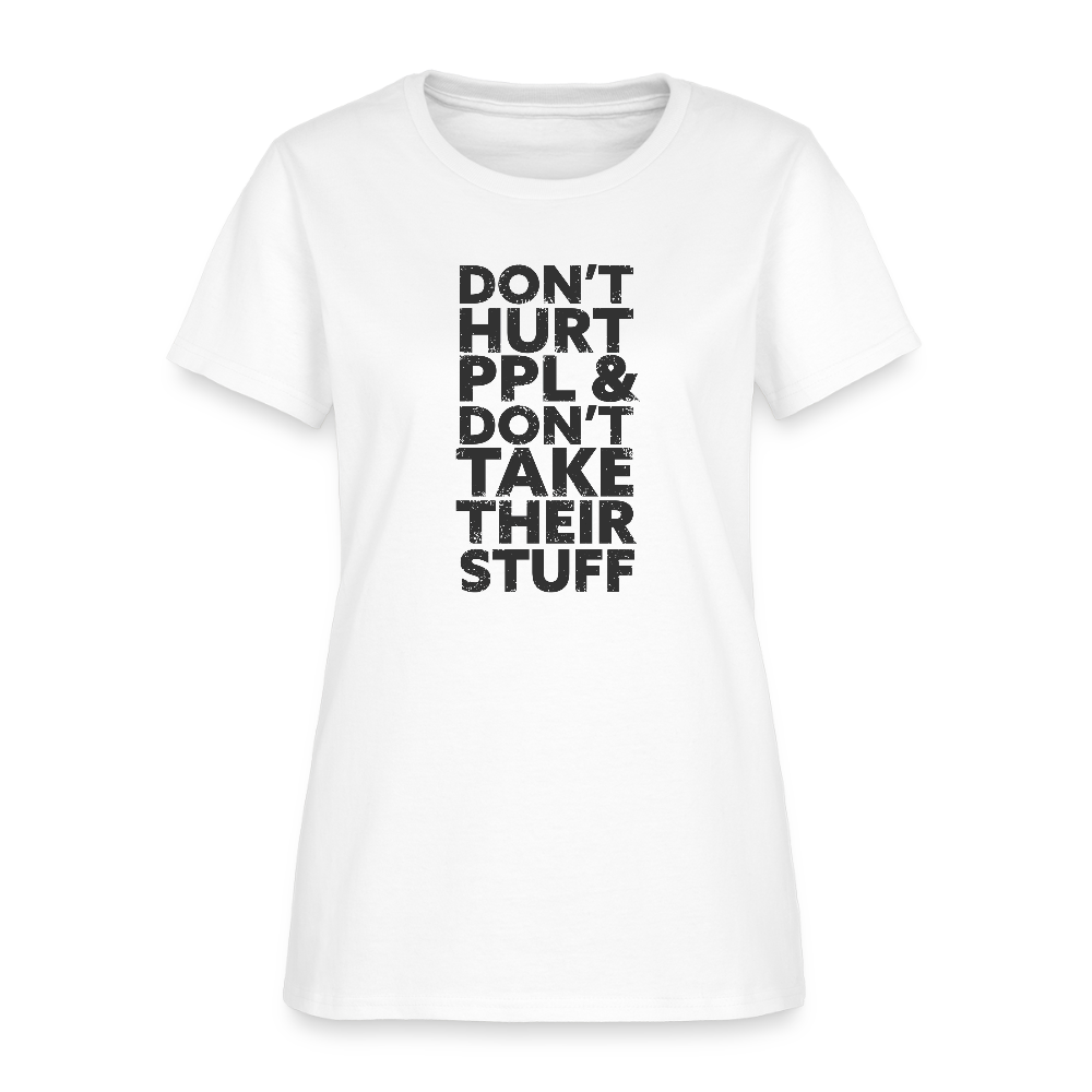 Don't Hurt People | Women's Tee - white