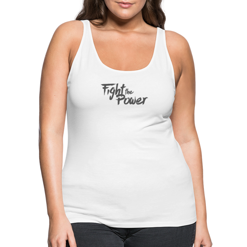 Fight the Power | Women's Tank - white