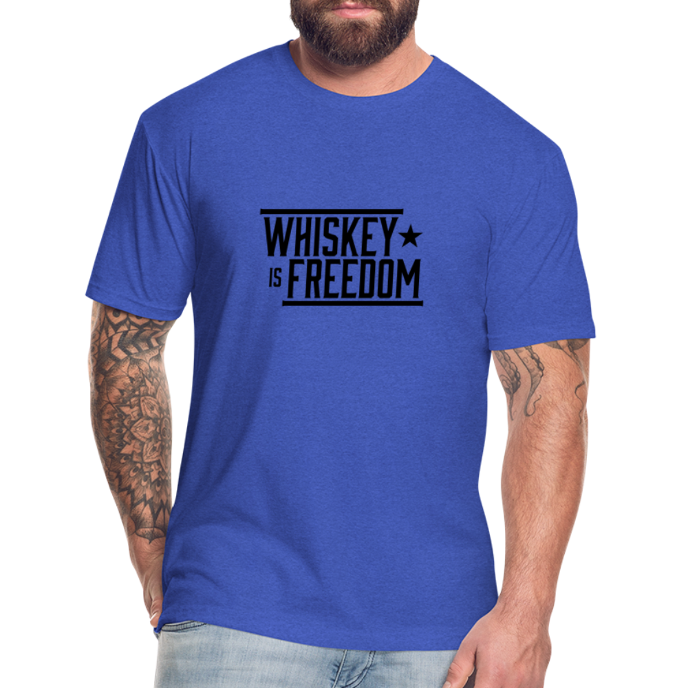 Whiskey is Freedom | Men's Tee - heather royal