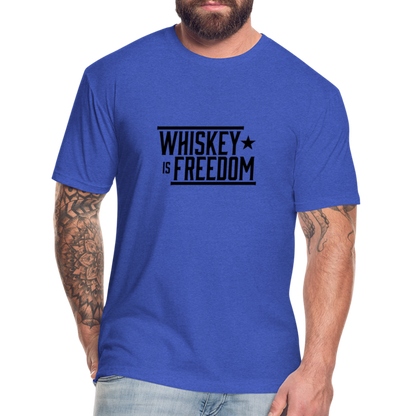 Whiskey is Freedom | Men's Tee - heather royal