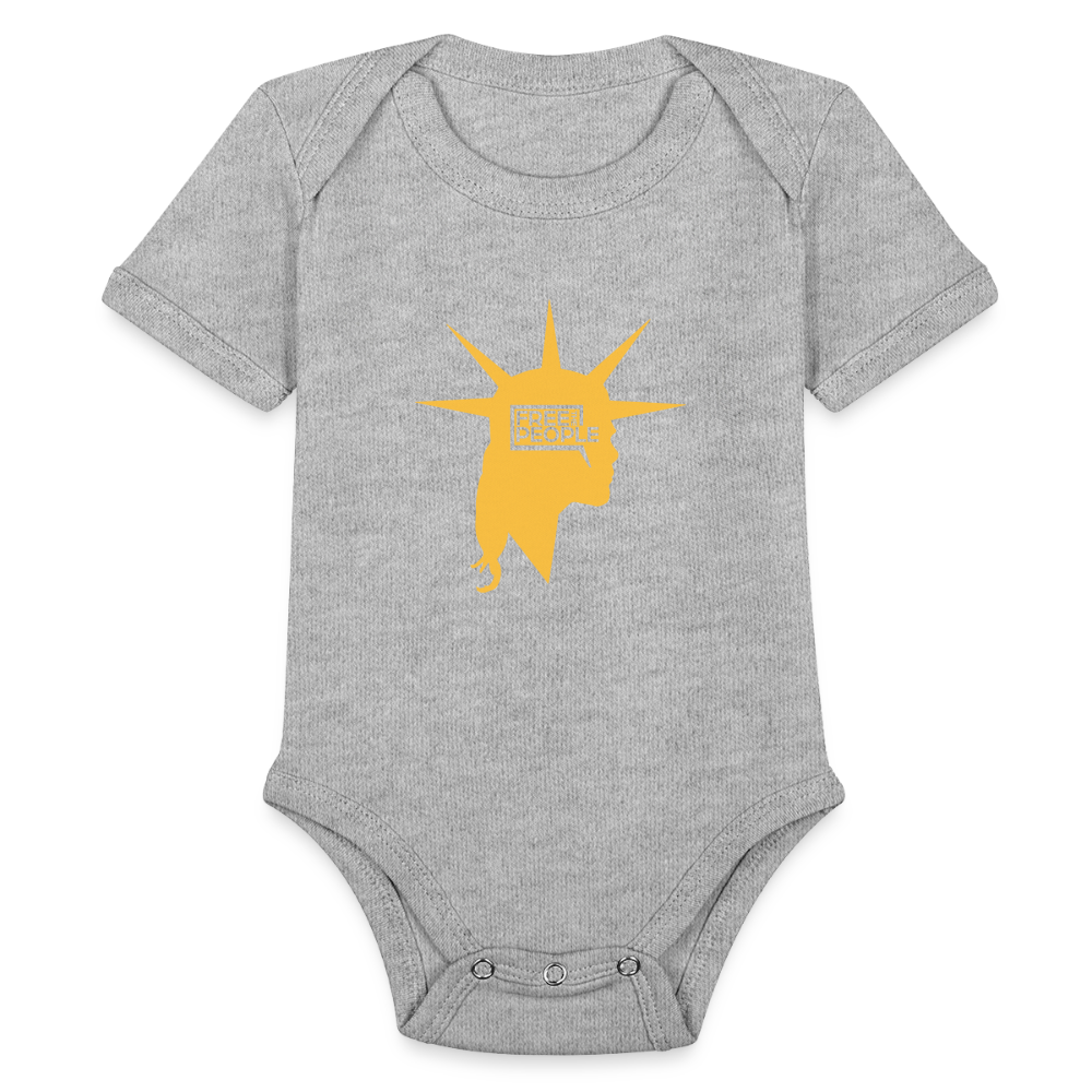 Liberty Head | Baby Onesie - heather grey