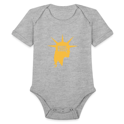 Liberty Head | Baby Onesie - heather grey