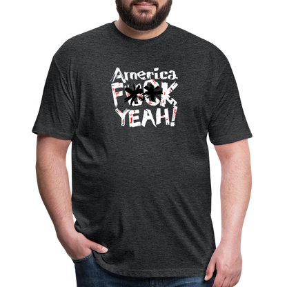 America F**k Yeah! | Men's Tee - heather black