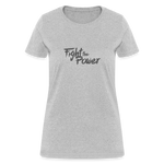 Fight the Power | Women's Tee - heather gray