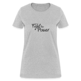 Fight the Power | Women's Tee - heather gray