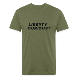 Liberty Curious? | Men's Tee - heather military green