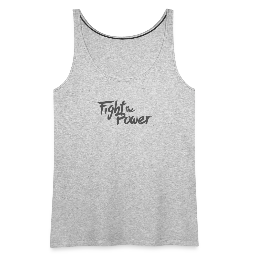 Fight the Power | Women's Tank - heather gray