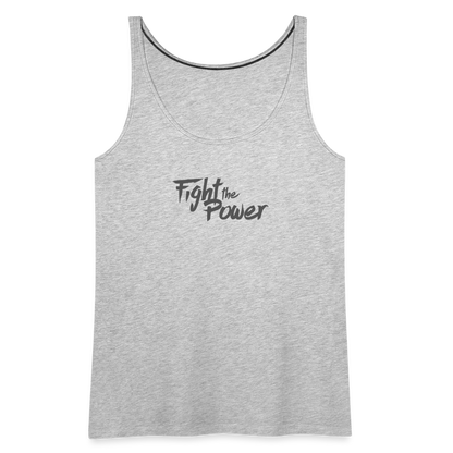 Fight the Power | Women's Tank - heather gray