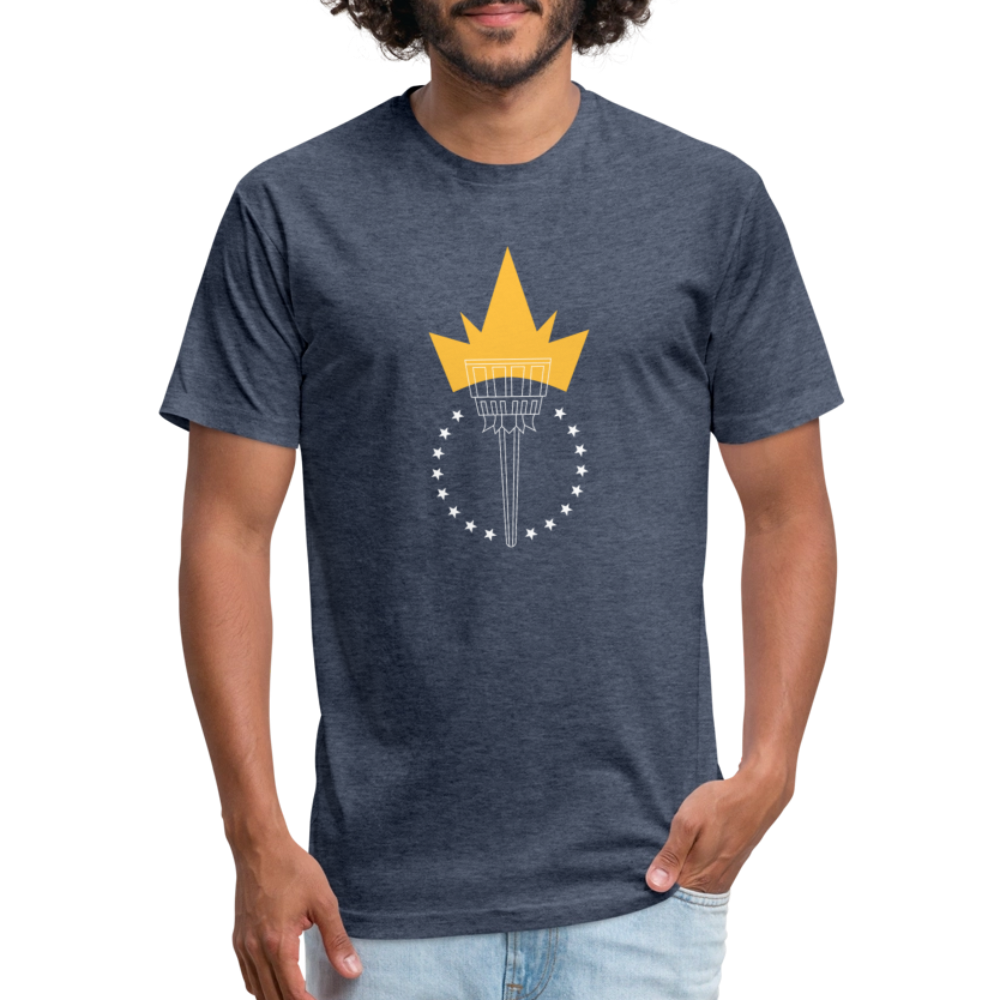 Freedom Torch | Men's Tee - heather navy