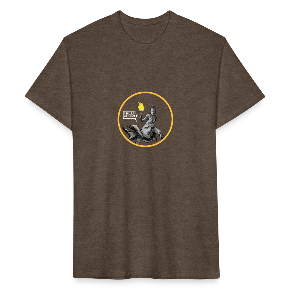 Lady Liberty | Men's Tee - heather espresso