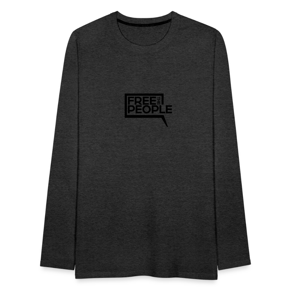 Free the People | Men's Long Sleeve Tee - charcoal grey