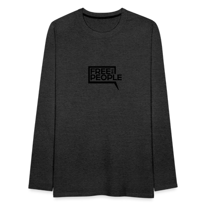 Free the People | Men's Long Sleeve Tee - charcoal grey