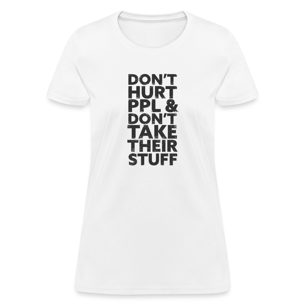 Don't Hurt People | Women's Tee - white