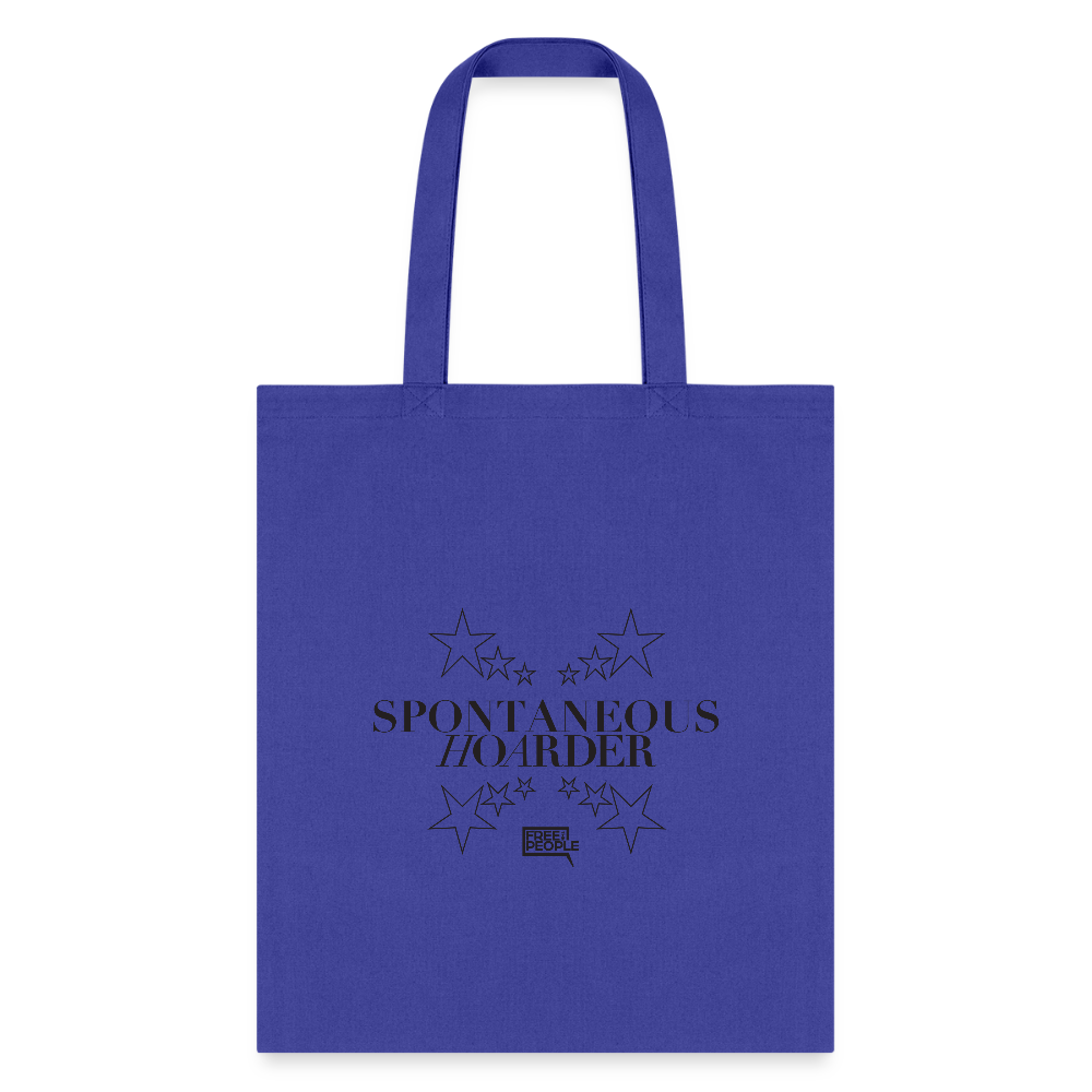 Spontaneous Hoarder | Tote Bag - royal blue