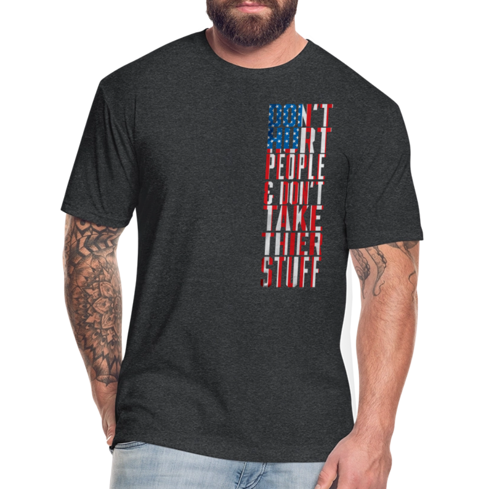 Don't Hurt People | Flag | Men's Tee - heather black