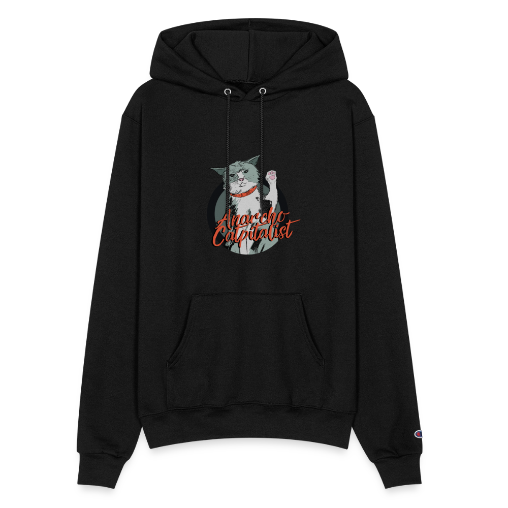 Anarcho-Catpitalist | Pullover Hoodie - black