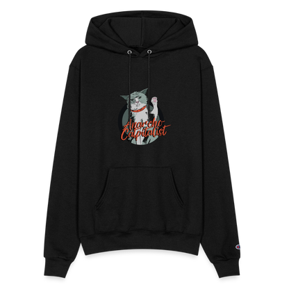 Anarcho-Catpitalist | Pullover Hoodie - black