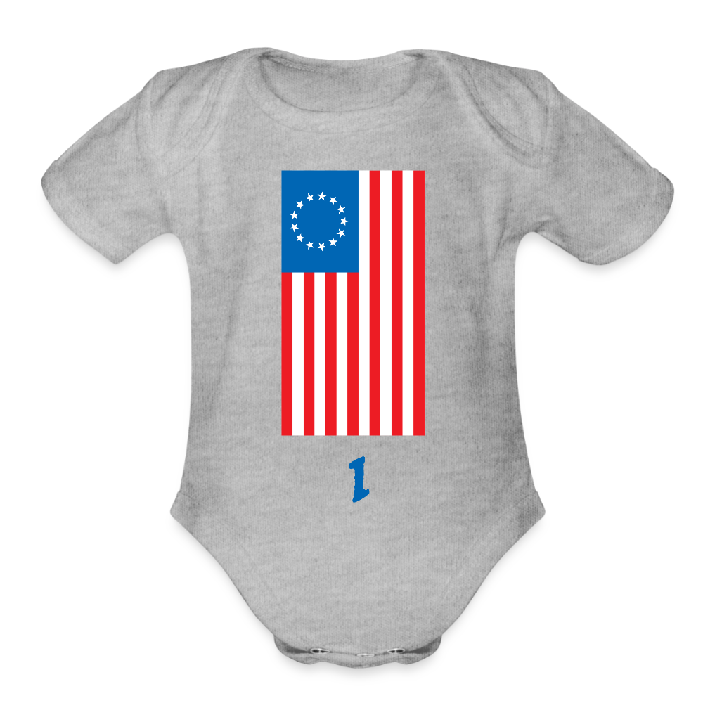 Spirit of '76 | Baby Onesie - heather grey
