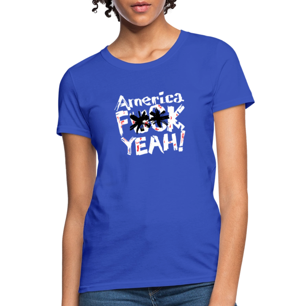 America F**k Yeah! | Women's Tee - royal blue