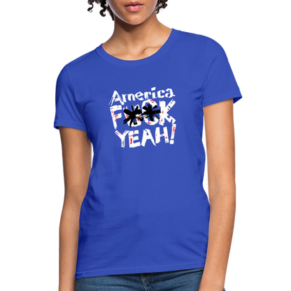 America F**k Yeah! | Women's Tee - royal blue