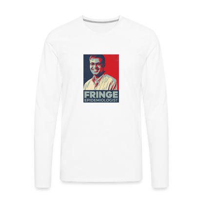 Fringe Epidemiologist | Men's Long Sleeve Tee - white