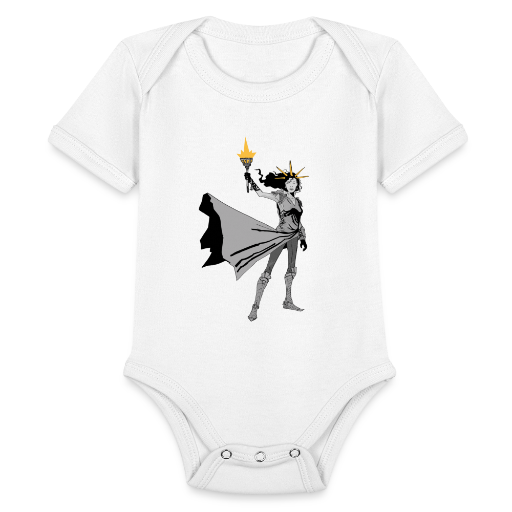 Liberty Hero | Baby Onesie - white