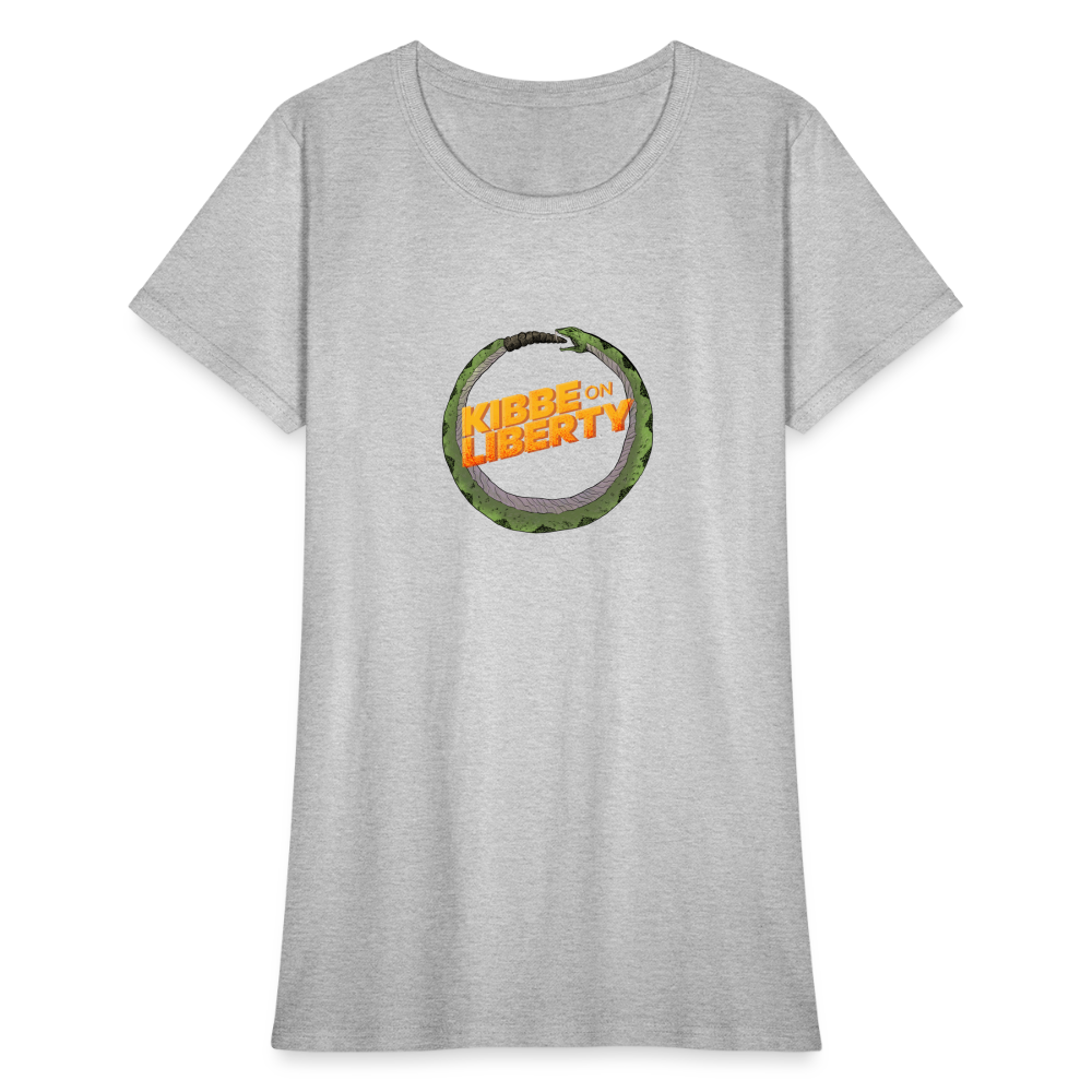 Kibbe on Liberty | Women's Tee - heather gray