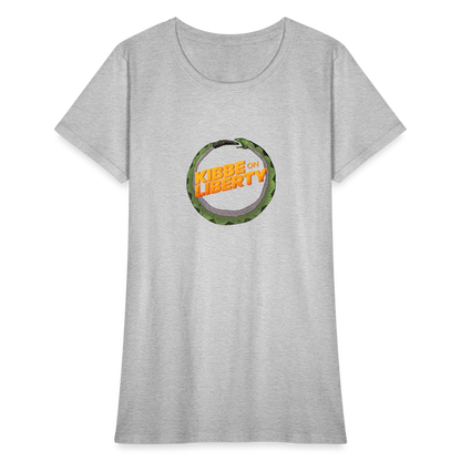 Kibbe on Liberty | Women's Tee - heather gray