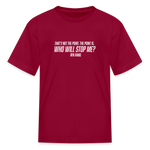 Ayn Rand Quote | Youth Tee - dark red