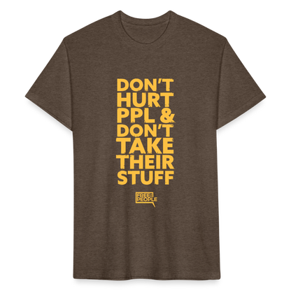 Don't Hurt People | Limited Edition | Men's Tee - heather espresso