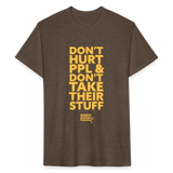 Don't Hurt People | Limited Edition | Men's Tee - heather espresso