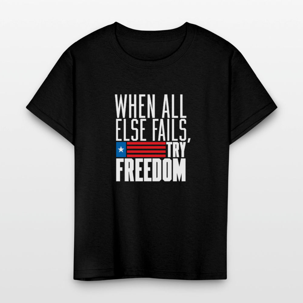 Try Freedom | Youth Tee - black
