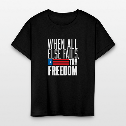 Try Freedom | Youth Tee - black