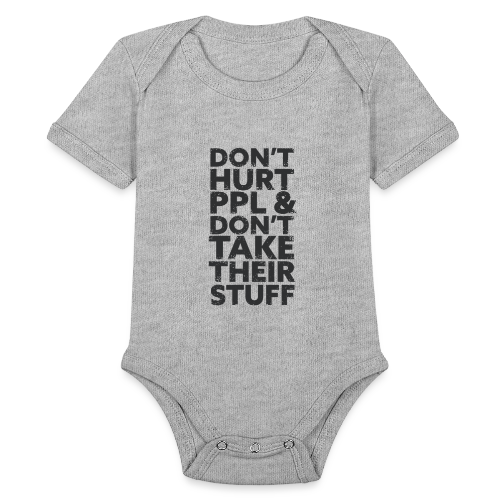 Don't Hurt People | Baby Onesie - heather grey