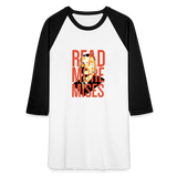 Read More Mises | Baseball Tee - white/black