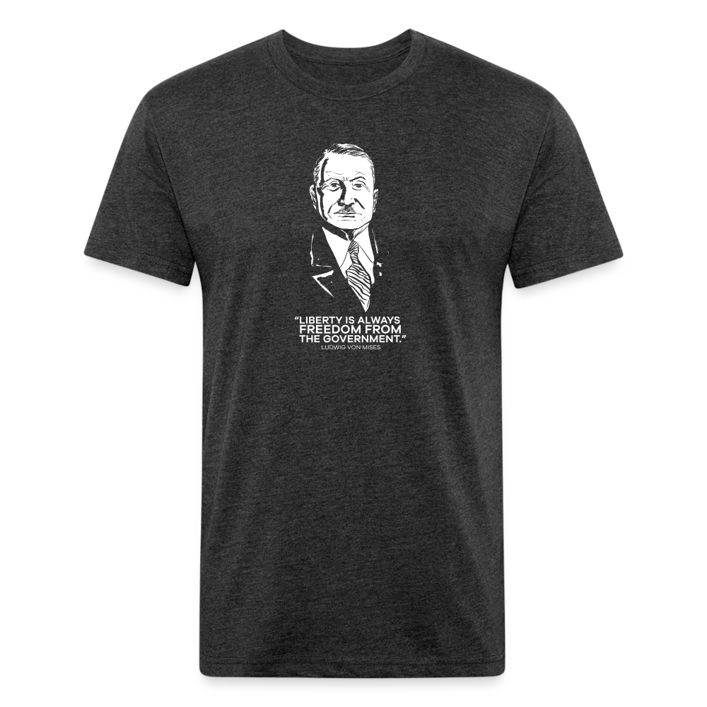 Ludwig von Mises Quote | Men's Tee - heather black