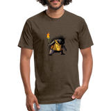 Free the Porcupine | Men's Tee - heather espresso